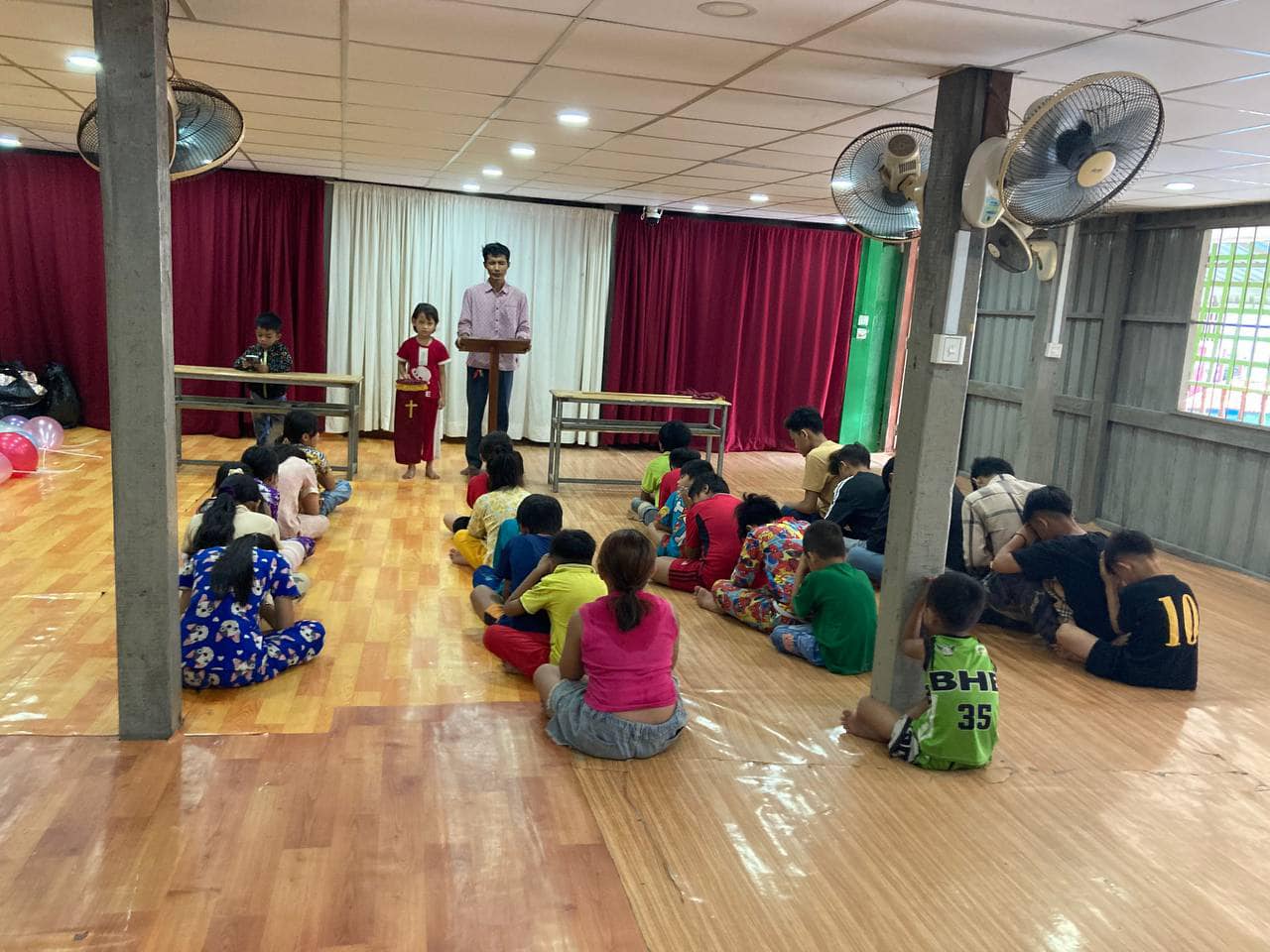 Prayer ministry at Yullin Community Church