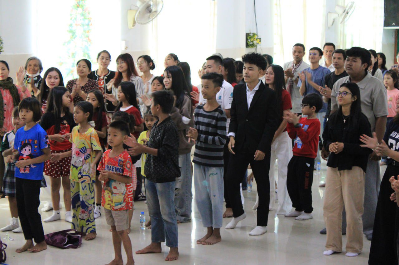 Youth performance at church celebration